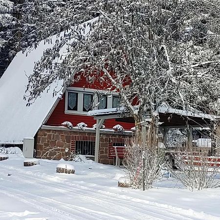 Вилла Wanderhuette Zum Bernhardsthal Экстерьер фото