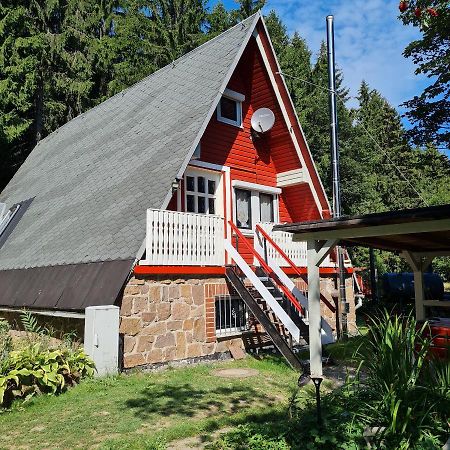 Вилла Wanderhuette Zum Bernhardsthal Экстерьер фото